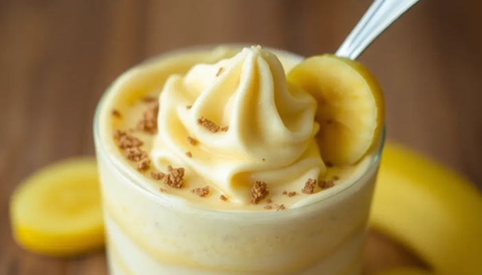 Sorvete Caseiro de Banana