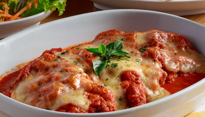 Filé de Frango à Parmegiana