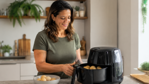 como assar pão de queijo congelado na air fryer